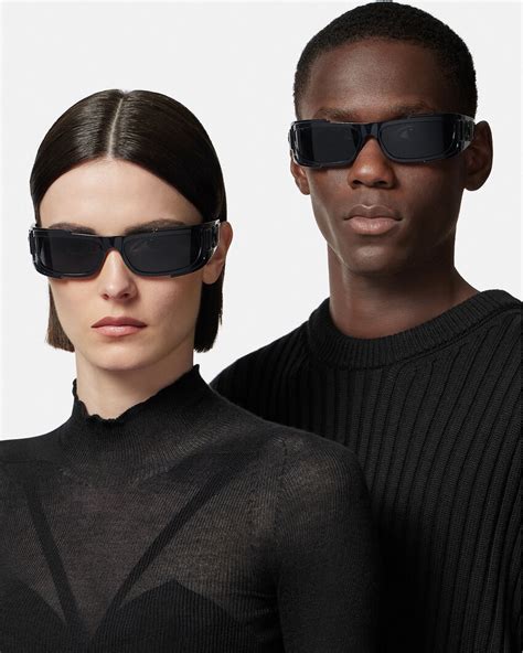 versace clear shield sunglasses|versace sunglasses 2021 women's.